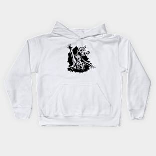 Evil dead black and white Kids Hoodie